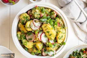 طرز تهیه سالاد سیب زمینی؛ بیا ببین سالاد آلمانی چه می‌کنه با دل ها خوشمزه لعنتی