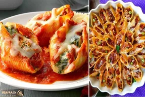 طرز تهیه جامبو شلز شکم پر / یه غذای خوشمزه و عالی که بچه ها عاشقش میشن