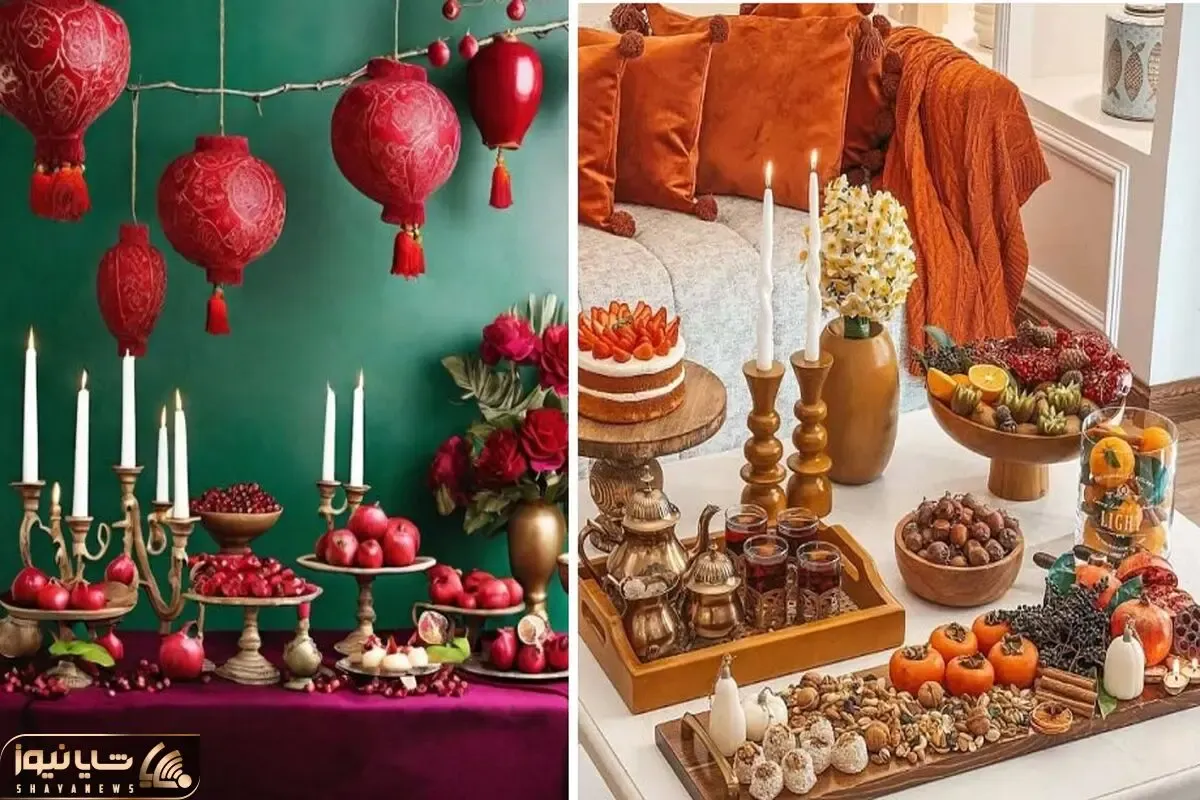 ایده های خلاقانه و جذاب برای تزئینات شب یلدا / با هزینه کم زیباترین میز رو بچین