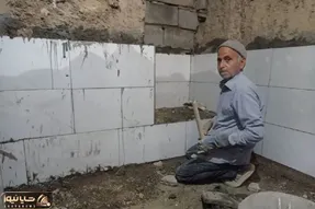 آواز جگرسوز؛ بنایی که حنجرشو خدا بوسید نبسته ام به کس دل میخونه آجر میچینه مچاله میشی