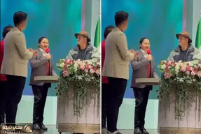 آواز محلی؛ پسره گیس بلند تو برنامه کیانوش گرامی چه آهنگ آذری قلب دراری میخونه
