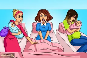 هوش تصویری؛ اگه فکر میکنی خدای هوشی بگو نوزاد این خانوم پریشونو کی برداشته؟
