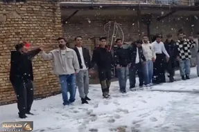 آواز روستایی؛ عروسی عشایری که مهمونا تو برف دارن میرقصن طفلیا ذره ای کم نزاشتن