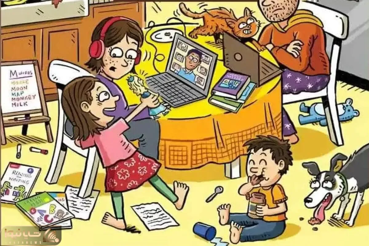 بازی فکری؛ اگه هوش مثل خون تو وجودت جاری تو این خونه درهم برهم مداد رو پیدا کن