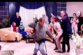 آواز شاد؛ سیامک انصاری تو عروسی عارف لرستانی چه رقصی کرد شوکه میشی از حرکات خدابیامرز