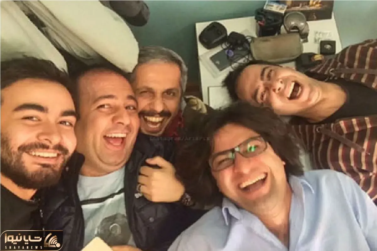 سکانس خندان/پشت صحنه کارای مدیری طلسم شده/سیامک و مدیری غش کردن از خنده