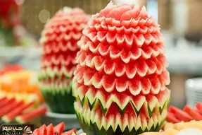 ایده های خلاقانه؛ یه روش عالی و آسان برای تزیین هندوانه شب یلدا و مهمونی