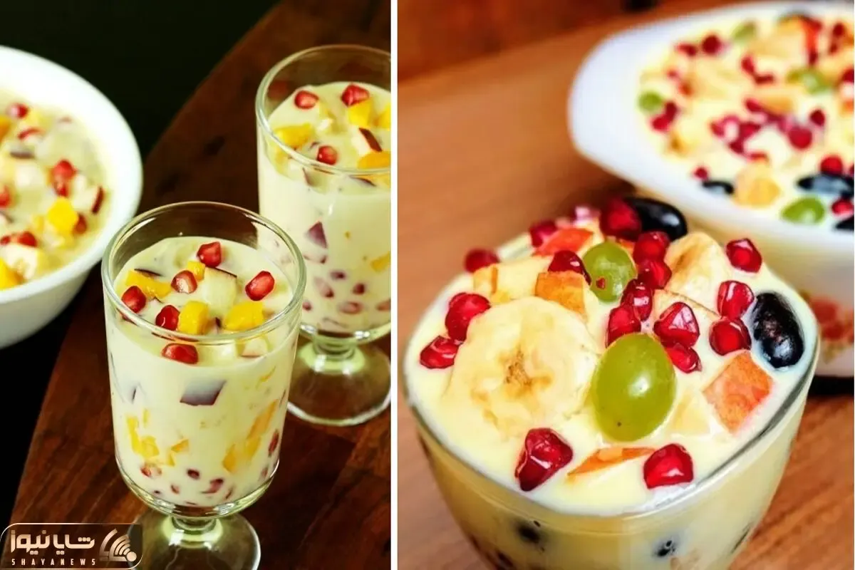 طرز تهیه کاسترد میوه ای / یه دسر تابستونی که طعم و مزه بی نظیری داره