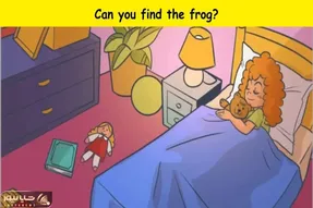 بازی فکری؛ اگه قورباغه پنهان تو اتاق این دختر تو 5 ثانیه پیدا کردی بدون دید 4K داری