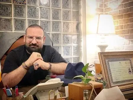 (عکس) اتاق کار لاکچری همسر نرگس آبیار