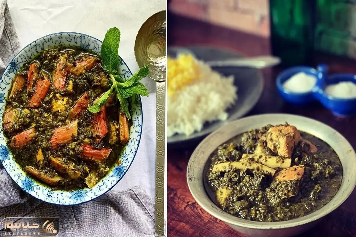 طرز تهیه خورش ریواس لذیذ و خوشمزه / غذای بهاری که نباید از دستش بدید