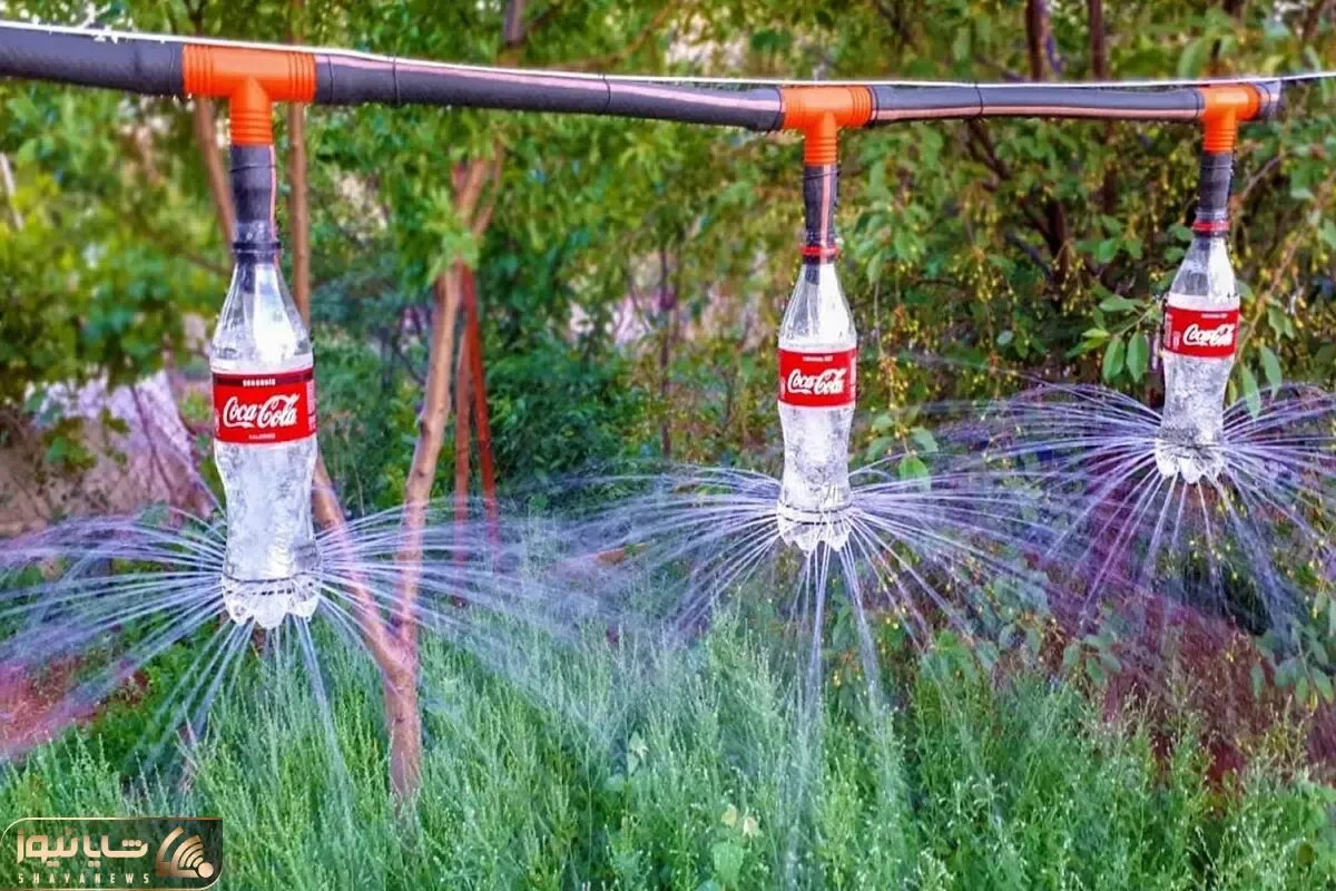 ایده های خلاقانه؛ توی این بی آبی شلنگو نگیر زیر درخت با یه بطری قطری ای کن آبیاری رو