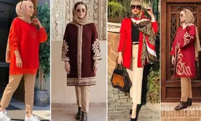 خوشگل خانوم اگه میخوای حسابی جذاب و خاص شی؛ مانتوی قرمزتُ با کِرم اینجوری ست کن!