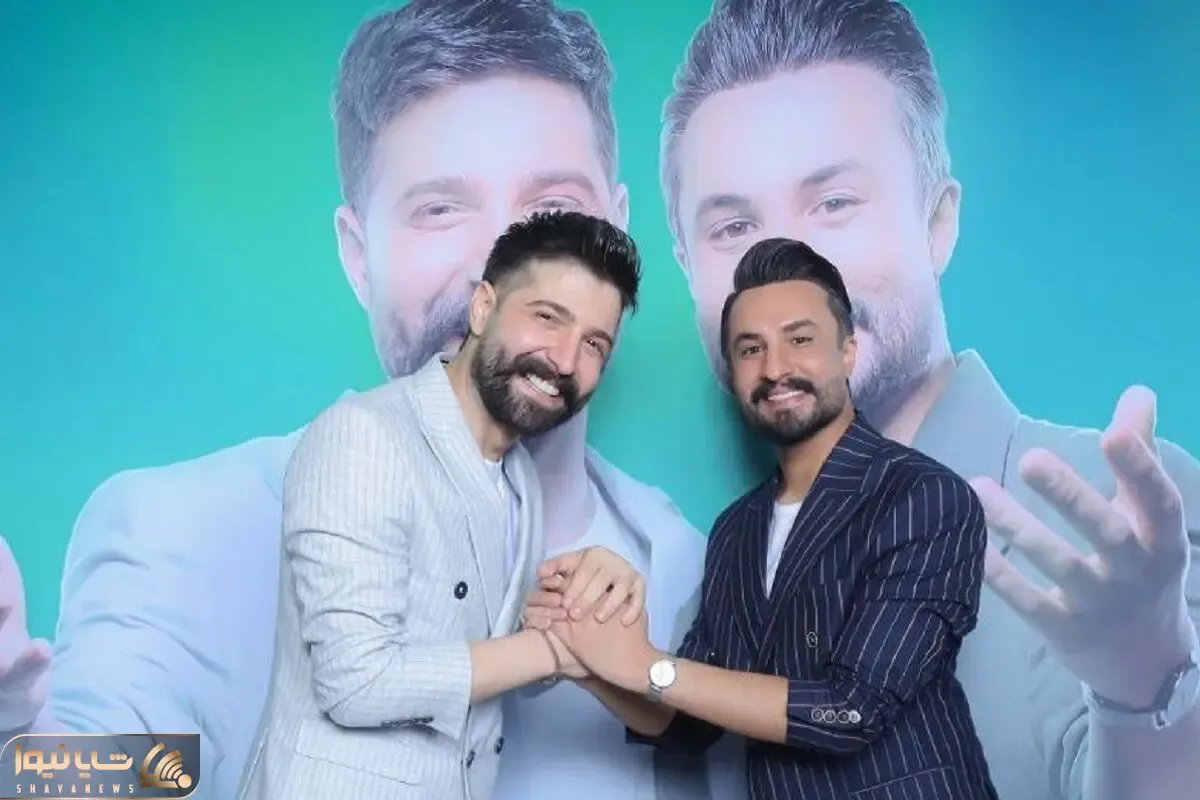 آواز شاد؛ راغب و حمید هیراد چه با کت صورتی و عشوه آهنگ دلبر و دلخواه من رو میخونن