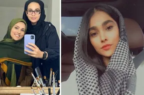 عکس آدرینا صادقی با گریم متفاوت در سریال احضار!