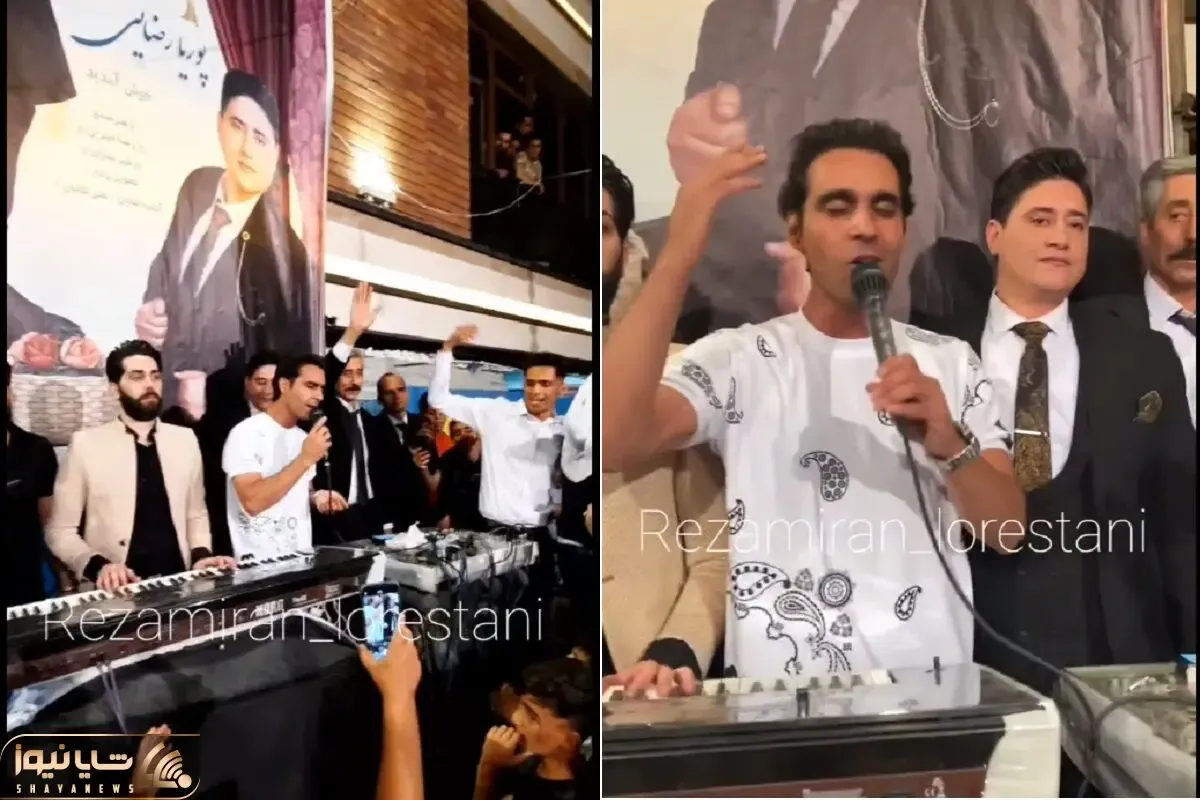 آواز محلی؛ خواننده تو عروسی با آهنگ ظالم چه ترکوند جمعیتو چه رقص لری میرن