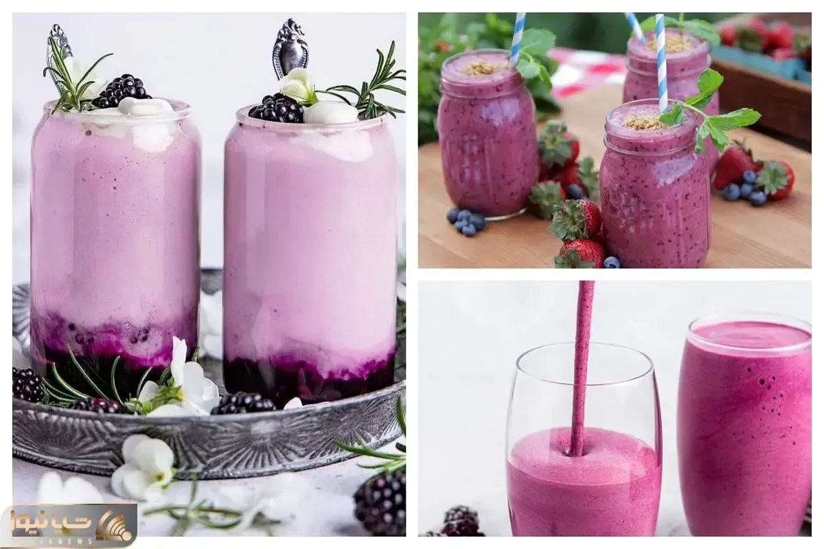 طرز تهیه میلک شیک شاتوت؛ این خوش رنگِ خوشمزه رو یه بار بنوش حتما مشتری میشی