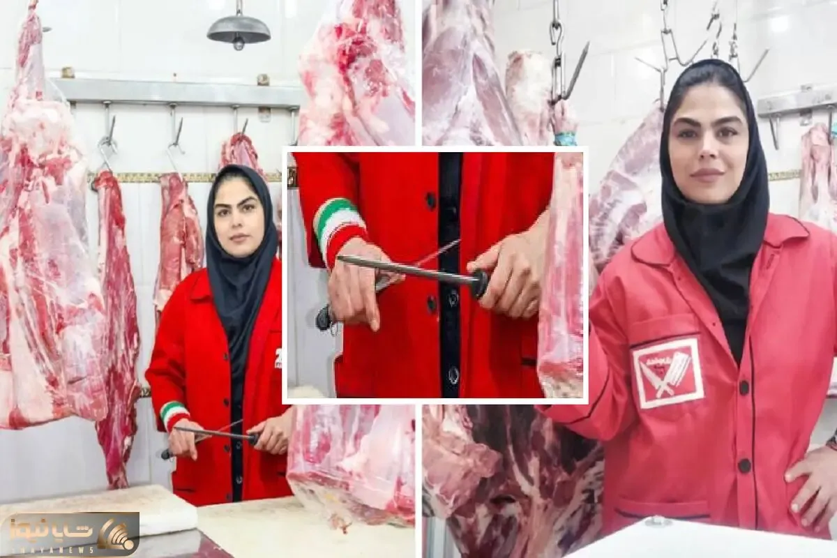 دختر قصابی که با شقه و ساطور خوشحال است ؛ مشاغل زنانه مردانه دارند؟!