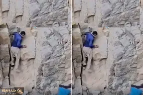 بازی با جون؛ پسره جونش رو گذاشته کف دستش اگه 1 ثانیه غفلت کرده بود همه چیز بهم ریخته بود