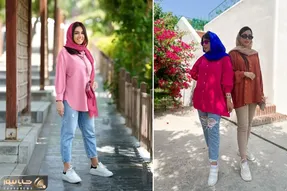 آشنایی با چند ست جذاب مانتو و شلوار؛ میدونی شلوار واید لگ و با چه مانتویی باید بپوشی؟