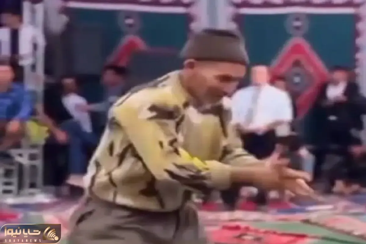آواز شاد؛ ببینید این پیرمرد ریزه میزه با آهنگ ترکی تو عروسی چه بشکن بالانسی میزنه