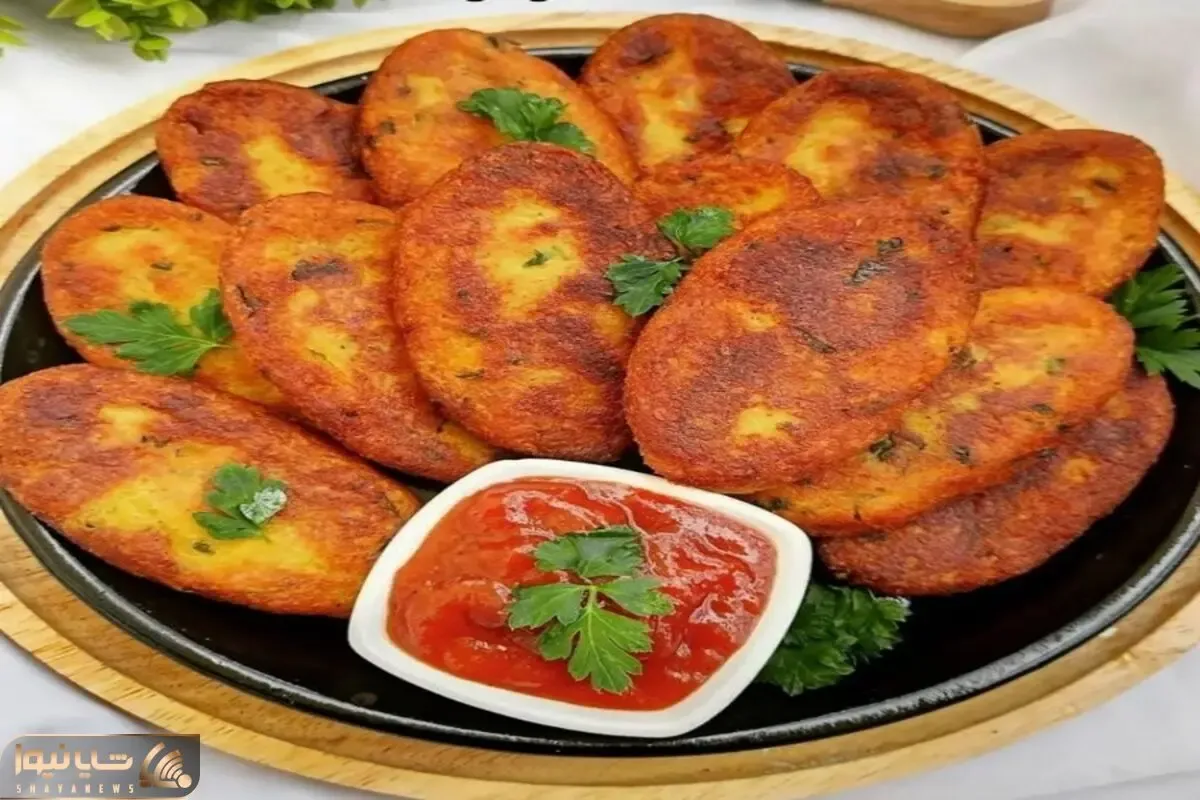 آموزش آشپزی؛ کوکو سیب زمینی با جذب روغن کم و بافت پفکی