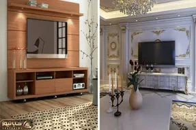 بهترین جا برای قرار گیری تلویزیون در پذیرایی / زاویه و فاصله مناسب مبلمان با تلویزیون