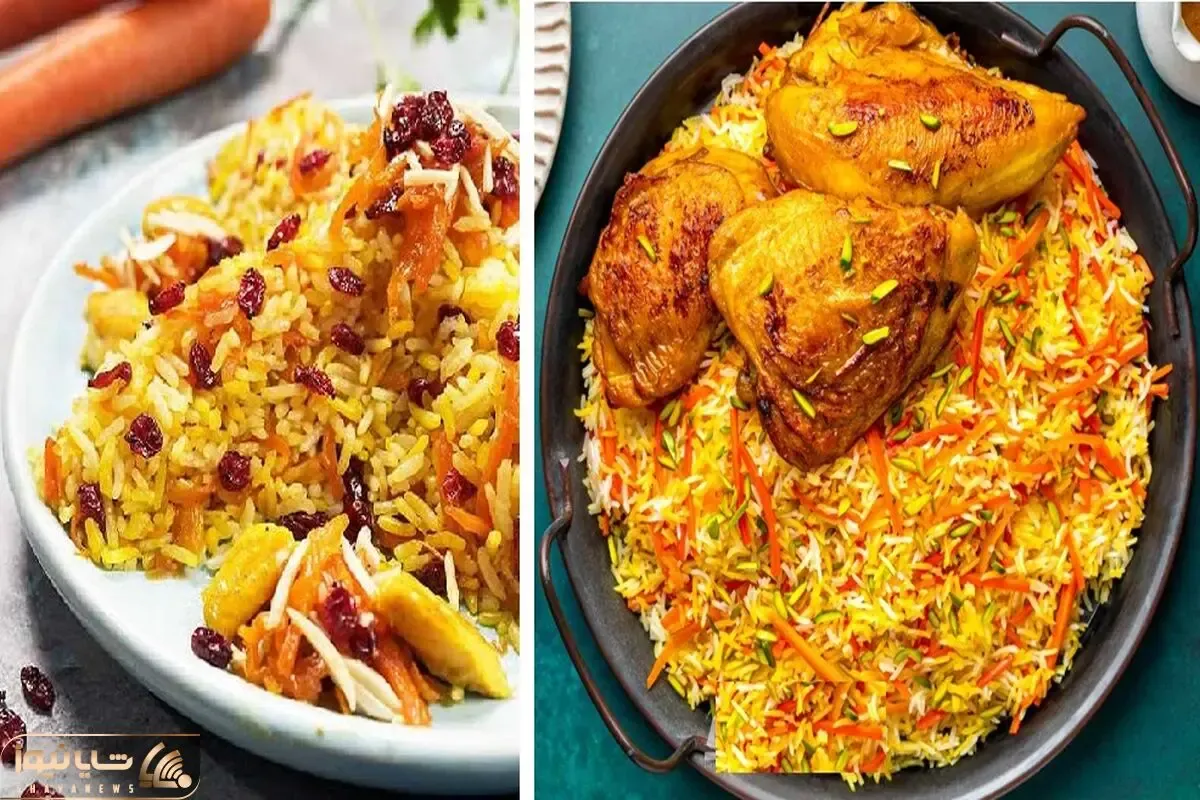 طرز تهیه هویج پلو با مرغ / دلت یه پلومخلوط خوشمزه و عالی میخواد سریع این غذا رو بپز