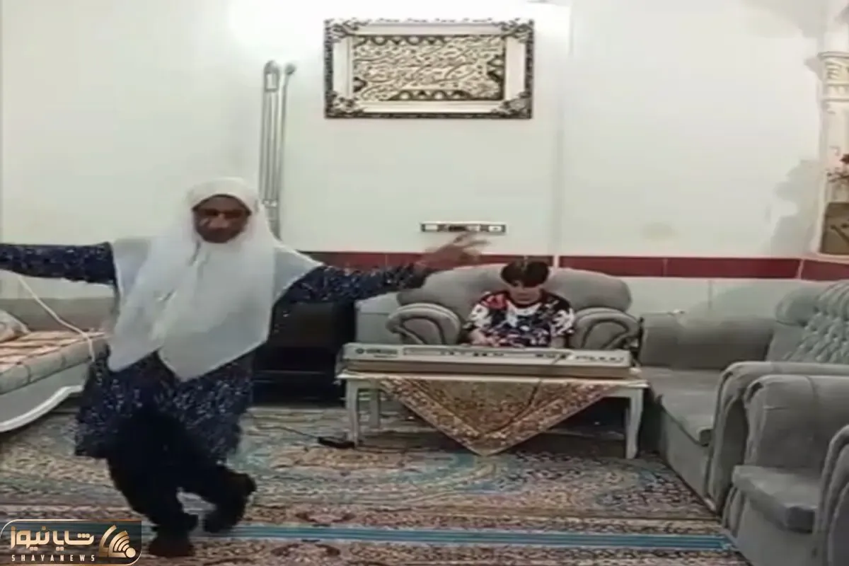 آواز شاد؛ مرد لباس ننه پوشید یه رقصی رفت انگار روح مادربزرگای قدیم تو وجودش حلول کرده