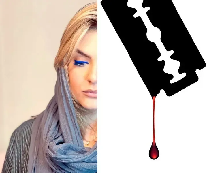 خودزنی دنیا مدنی بخاطر عشق یکطرفه! +عکس دست تیغ خورده اش