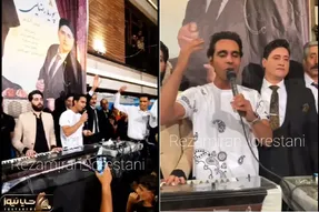 آواز محلی؛ خواننده تو عروسی با آهنگ ظالم چه ترکوند جمعیتو چه رقص لری میرن
