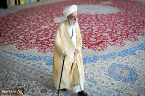 اولین تصویر از احمد جنتی بعد از جنگ ۱۲ روزه در یک مراسم