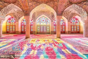 یه مسجد خاص برای عاشقان رنگ صورتی؛ مسجدی با معماری شگفت انگیز در شیراز شهر شعر