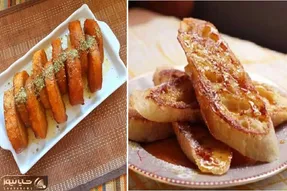 طرز تهیه خاگینه با نان باگت / دسر ساده و فوری با مزه فوق العاده