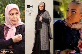 اکرم محمدی با گیس های افشونِ دورش روی هر چی سِلبه کم کرده؛ مرواریدِ مامی چه ژذااابیه