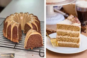طرز تهیه کیک اسفنجی خونگی با طعم قهوه / یه کیک فوق العاده که بافت و طعمش بی نظیره