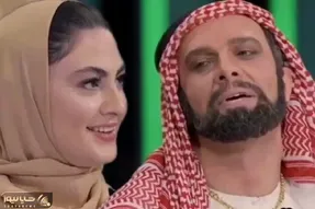سوژه بازی؛ حرکات مجتبی شفیعی به سبک عربی برای لیلا اوتادی فقط رقص عربیش ترکوند
