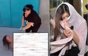 (عکس) کتک زدن  زن هنجارشکن توسط همسران مشتریان!