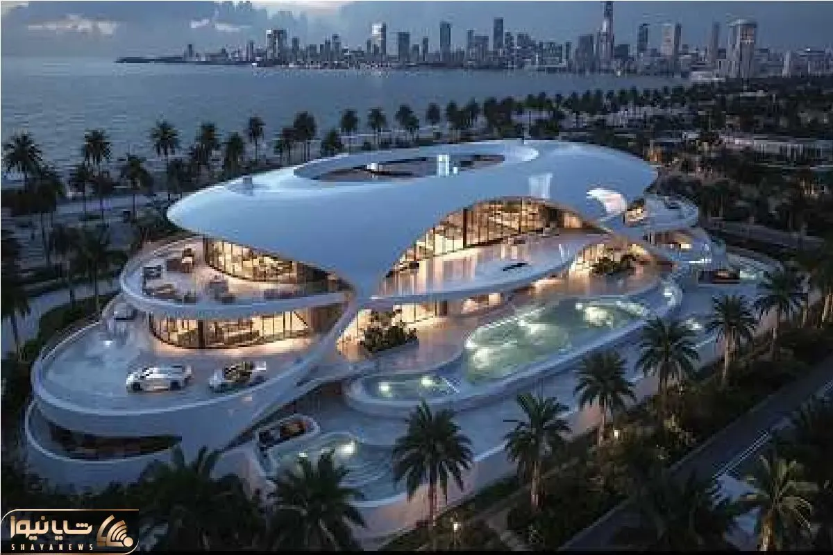 معماری خلاقانه؛ شیخ عرب کنار اقیانوس خونه ساخته پر جلال و جبروت ویوش کپی GTA