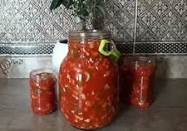 طرز تهیه سالاد ترشی مشهدی یا ترشی آب گوجه مشهدی