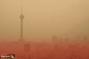 هوای تهران آلوده و در وضعیت نارنجی است