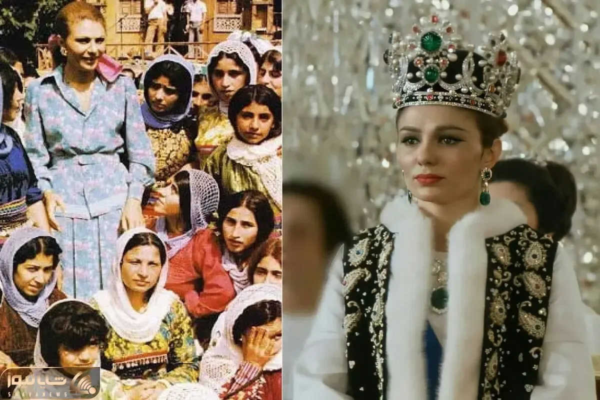 سفر به ایران قدیم؛ سفر فرح به گیلان تبخترانه با لباس گل گلی میان زنان لاهیجانی