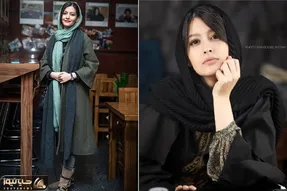 استایل مونوکروم و سفید پردیس احمدیه در اکران خصوصی دارکوب؛ ساحل پوست شیر چه عروسی شده!