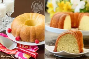 طرز تهیه کیک شیر داغ با فر و بدون فر / کیک ساده خونگی با پف زیاد و طعم عالی