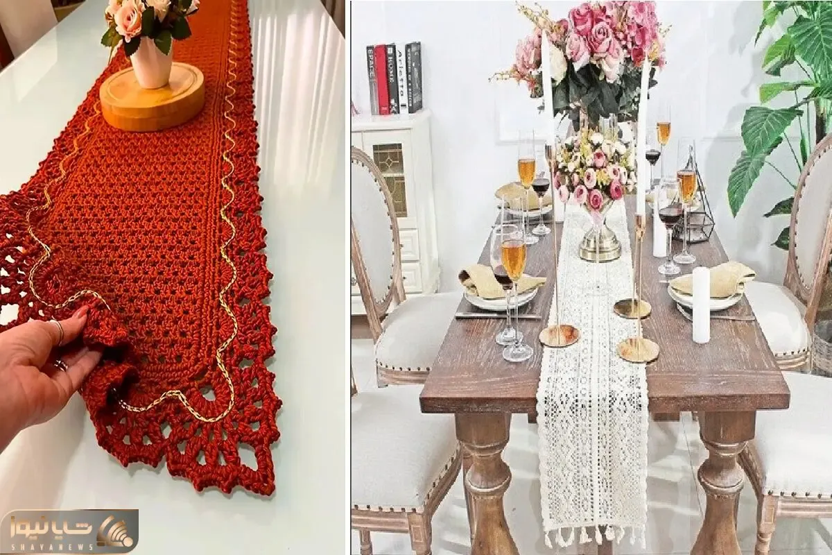 دیگه رومیزی بافتنی دمُده شده / جاشون رانر اومده بندازی کل خوشگلی جهان مال میزت میشه