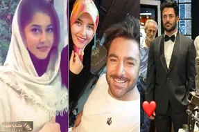 عقد فضایی محمد رضا گلزار؛ این خانوم با این دک و پز آقارو بعد بوقی راضی به ازدواج کرد!
