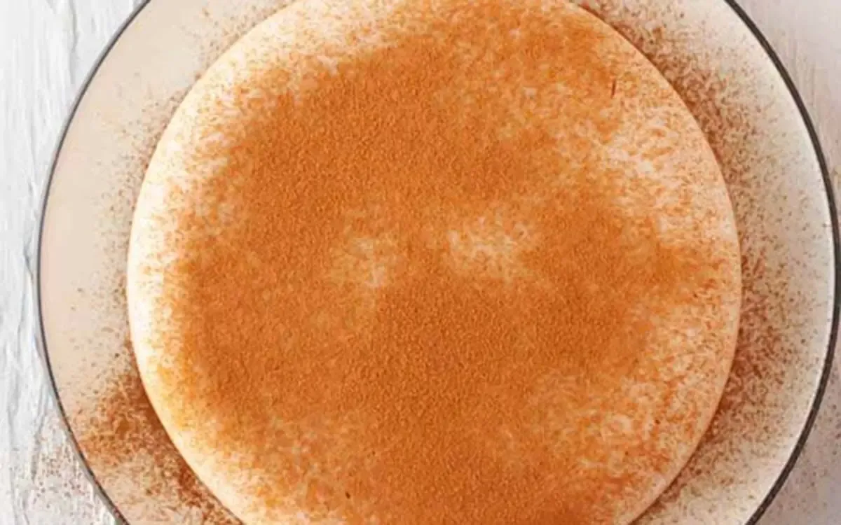 طرز پخت پودینگ نارگیل با دارچین