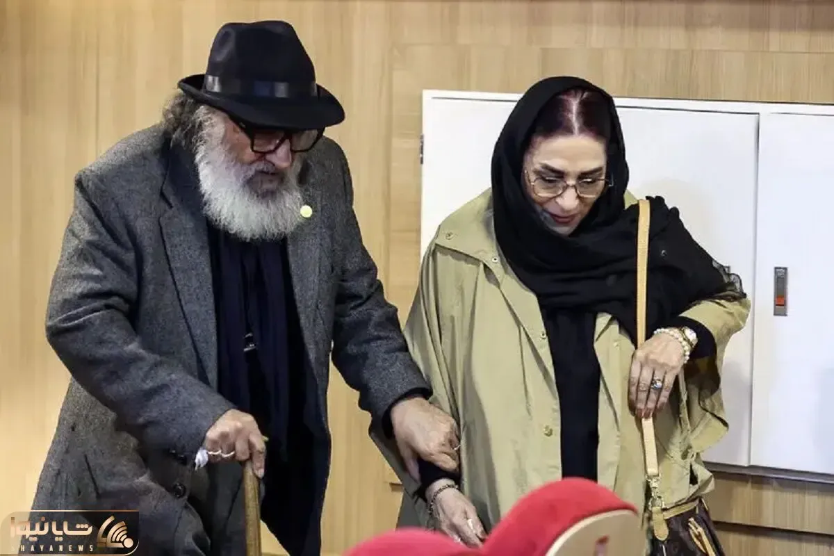 سفر به ایام قدیم؛ عکس عروسی برادر داریوش ارجمند/ عروس دوماد انگاری چسب دوقلو زدن