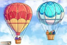 بازی فکری؛ اگه فشار هوش تو وجودت رسید به سقف تو این بالن سواری بگو چی اشتباهه؟