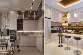 جدیدترین مدل های کابینت آشپزخانه/ یه ام دی اف میشناسی و بس اینا اسم و شکلشون ته کلاسه